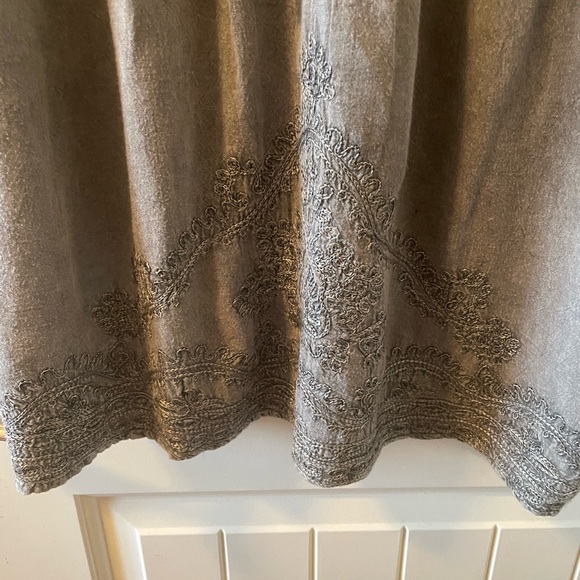 Grey boho blouse XL - Picture 4 of 6